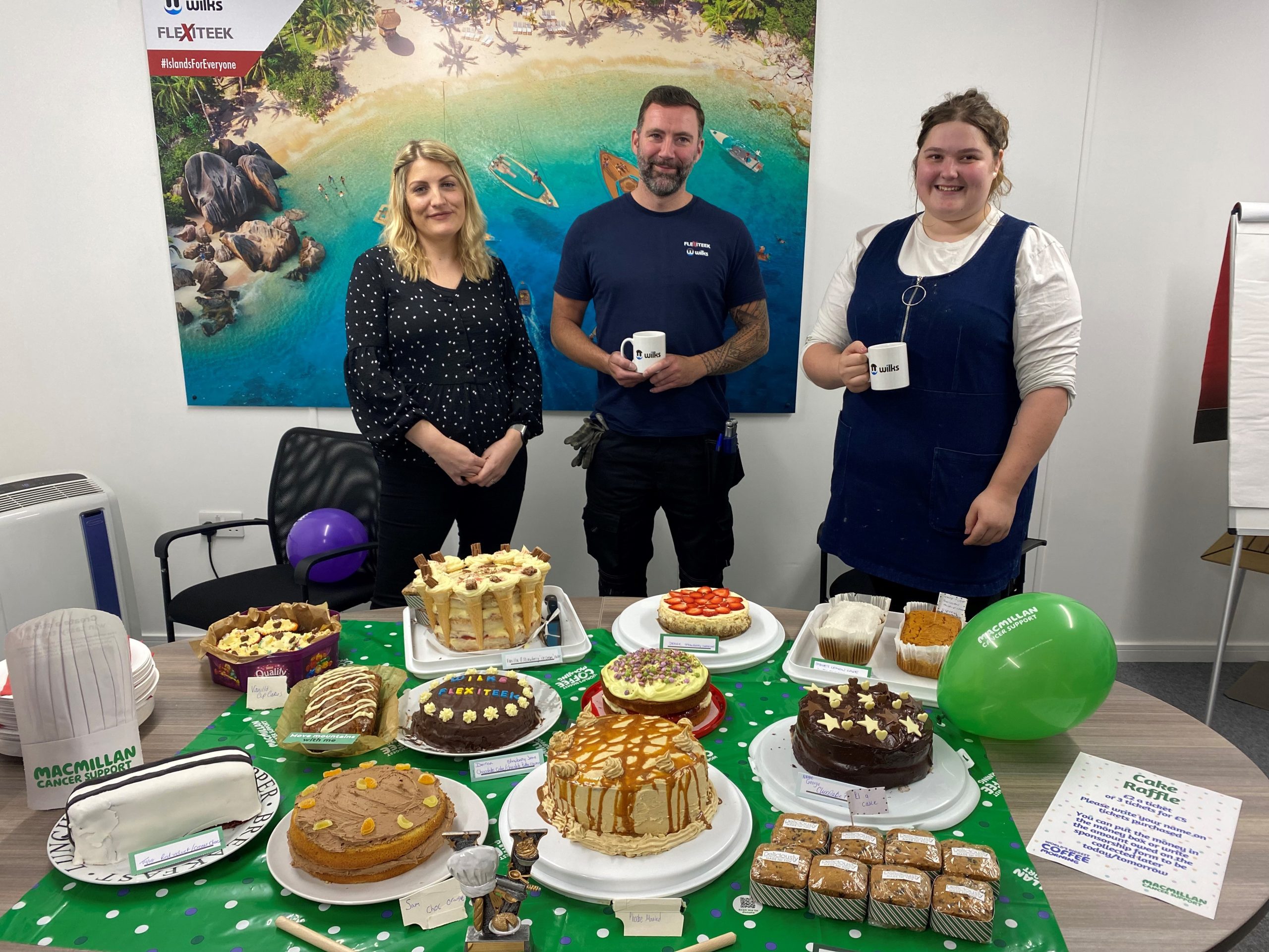 Wilks Bake Off Competition Winners for Macmillan Cancer Care Wilks Marine Fendering