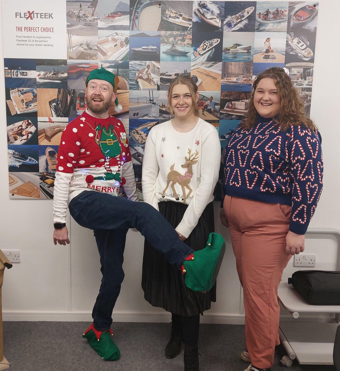 Christmas Jumper Day Magic Wilks Marine Fendering